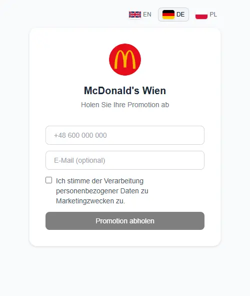 Einwilligungen & Kontaktdaten sammeln